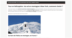 Desktop Screenshot of helicomontagne.fr