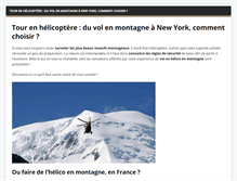 Tablet Screenshot of helicomontagne.fr
